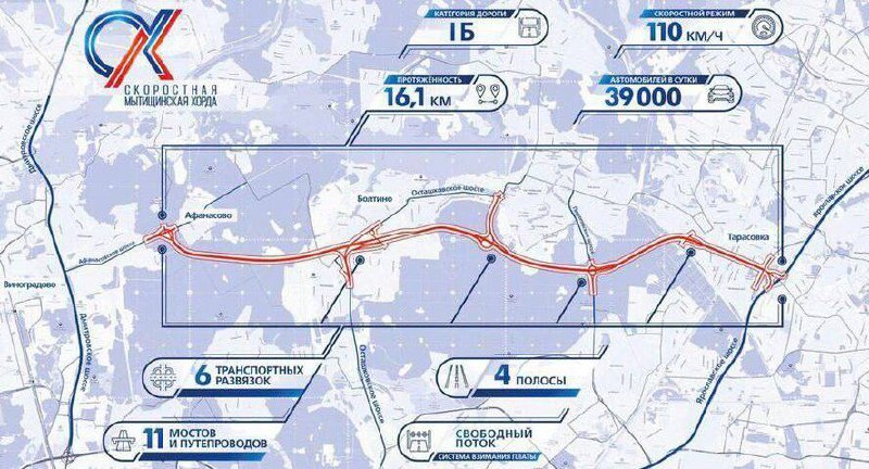 Новый платный маршрут в Подмосковье: от Лобни до Мытищ за полчаса