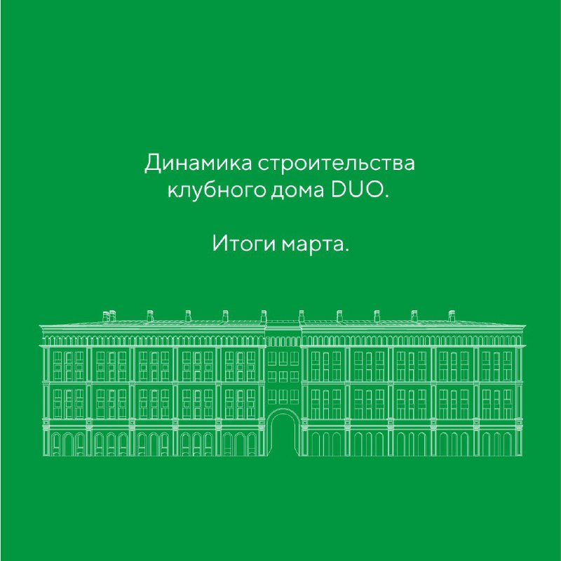 Статус строительства клубного дома «DUO»