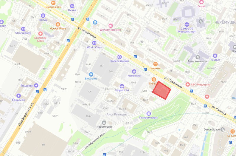 Планируется запуск бизнес-центра на Наметкина, 14
