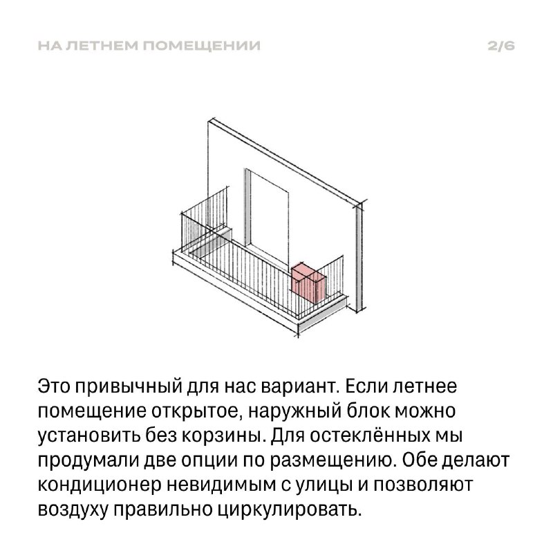 Эстетика и архитектурное решение при монтаже кондиционеров