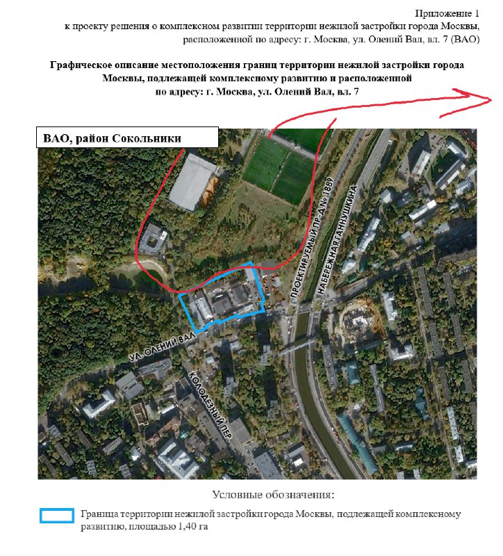 Обзор изменений в городской застройке и планах развития территории по адресу «Олений вал, 7»