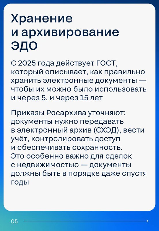 Переход к цифровому документообороту в сфере недвижимости