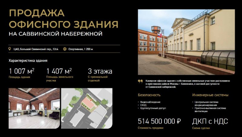 Обзор актуальных девелоперских проектов и продаж на Саввинской набережной