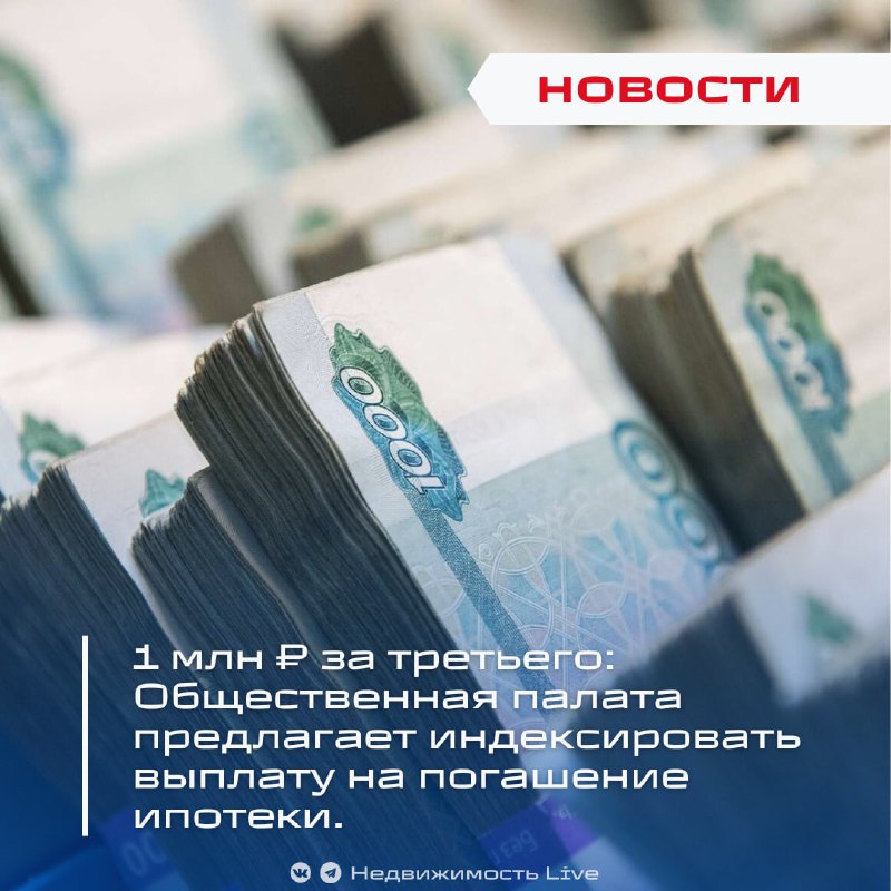 Общественная палата предлагает повысить размер выплат по ипотеке за третьего ребёнка и ввести индексацию