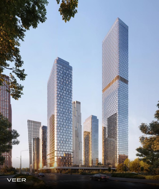 Современная высотная архитектура: башни VEER в Москве