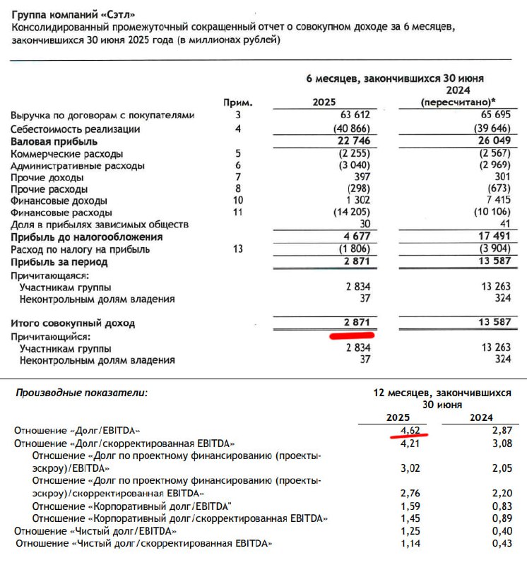 Финансовые показатели Setl Group вызывают опасения из-за роста долговой нагрузки
