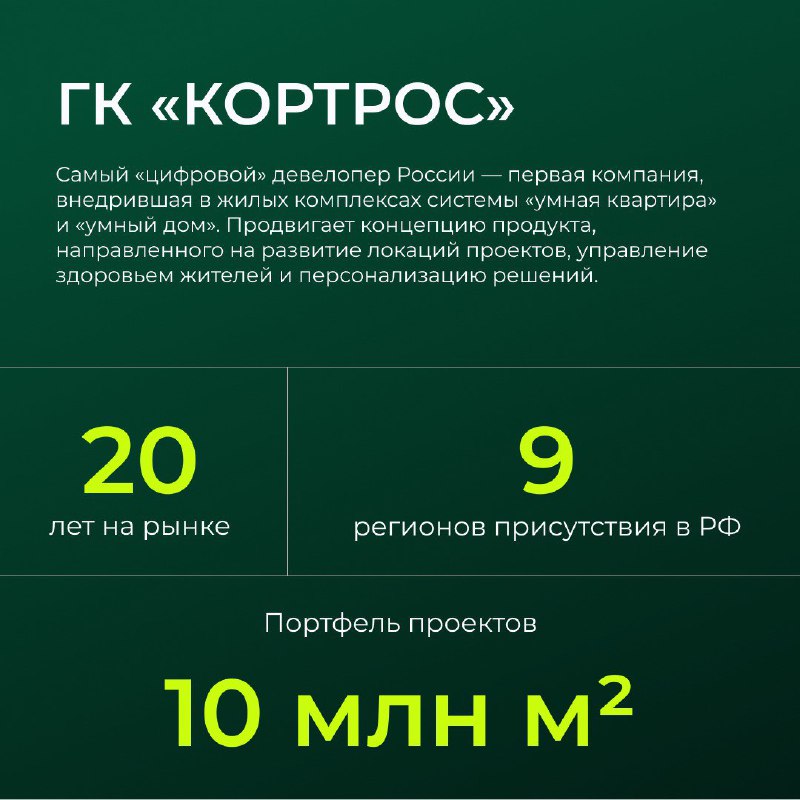 Топ-10 надежных девелоперов России по результатам рейтинга