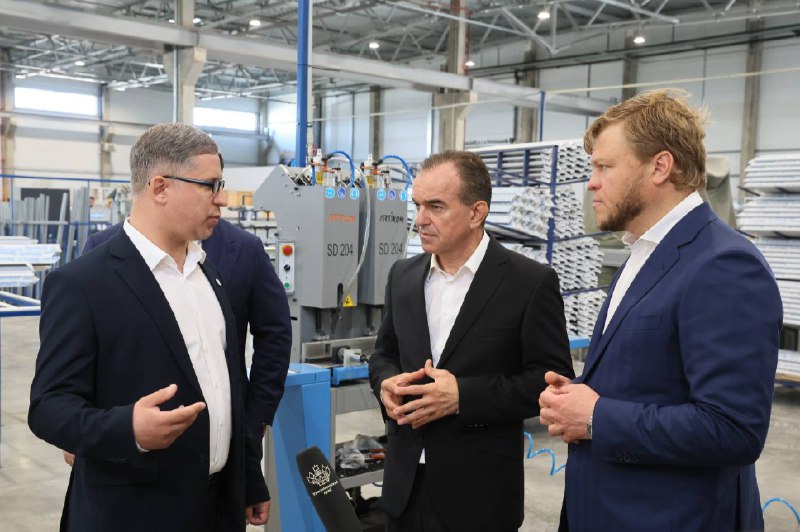 Оценка развития индустриального парка в Краснодарском крае губернатором