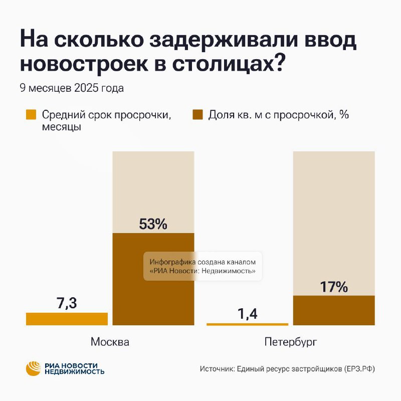 Рост задержек в сдаче жилья в России: основные причины и регионы-литеры