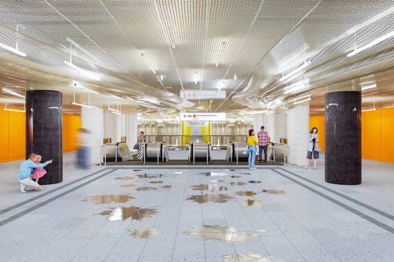 Объявлены первые эскизы новой станции метро «Кленовый бульвар» в Москве