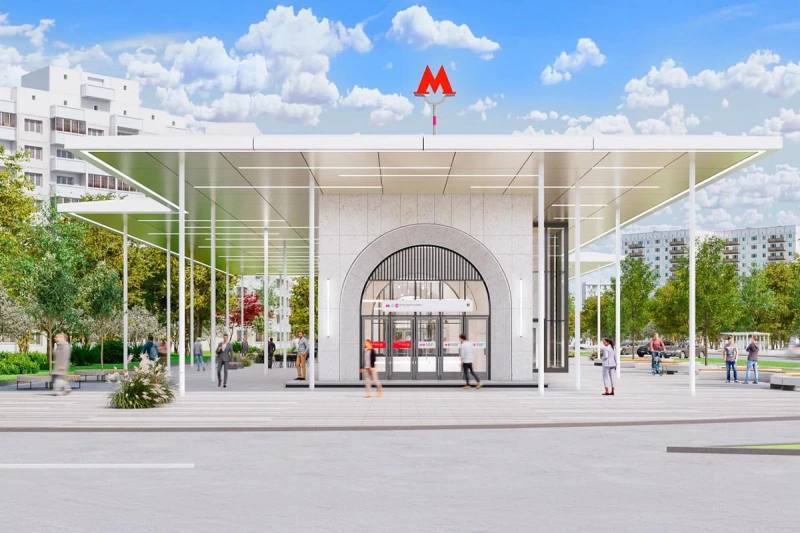 Объявлены первые эскизы новой станции метро «Кленовый бульвар» в Москве