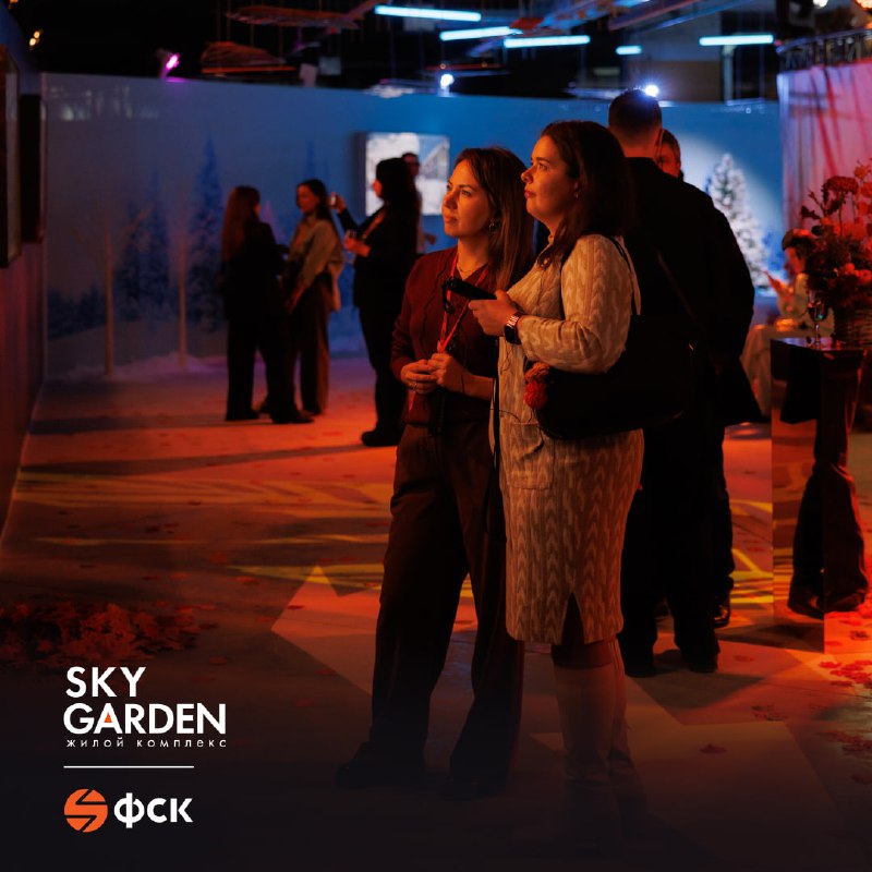 В ЖК Sky Garden открылась уникальная выставка «Сад впечатлений. Времена года»