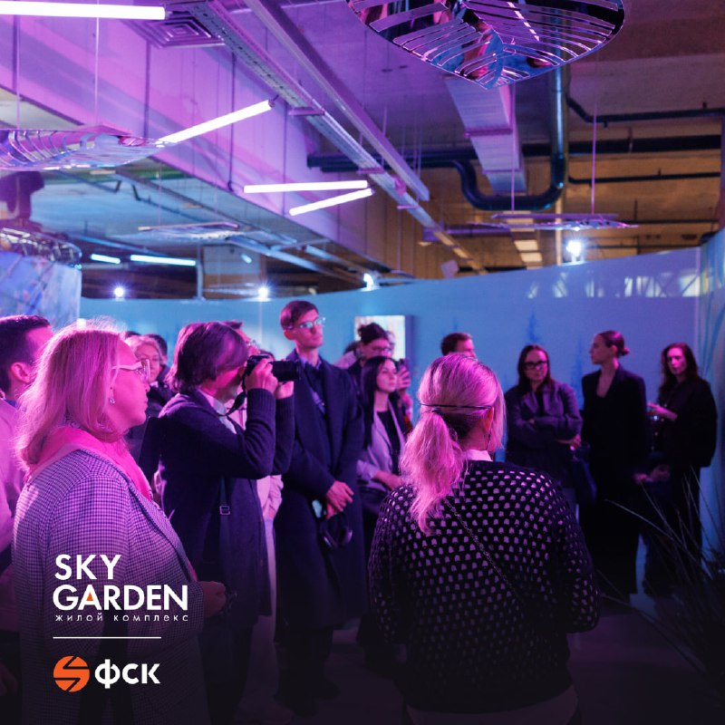 В ЖК Sky Garden открылась уникальная выставка «Сад впечатлений. Времена года»