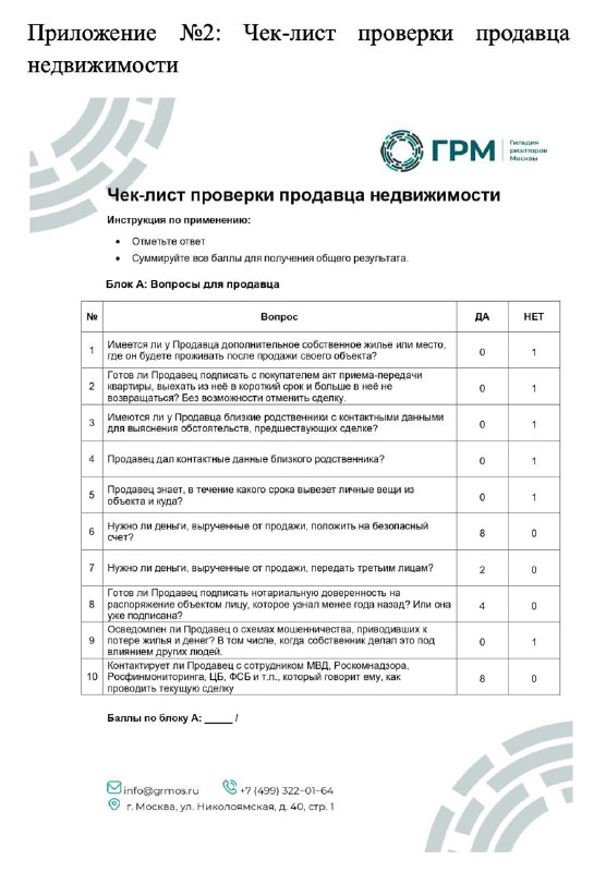 Рекомендации по предотвращению мошенничества при сделках с недвижимостью