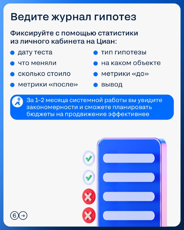 Эффективное продвижение объектов: системный подход и проверка гипотез