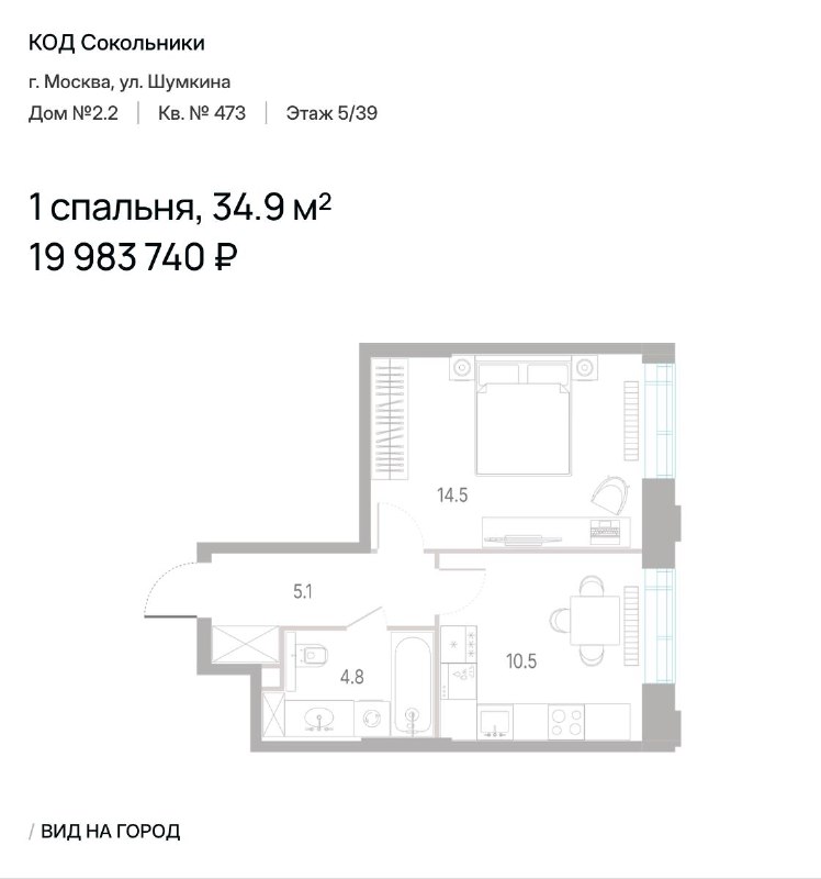 Запуск продаж в жилом комплексе «Код Сокольники» в районе ВАО