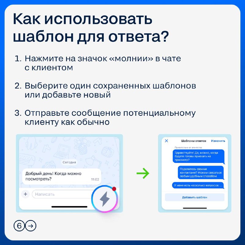 Эффективное использование шаблонов сообщений для ускорения общения с клиентами в чатах