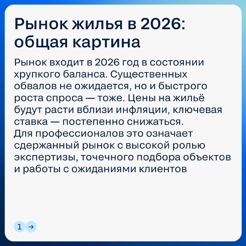 Прогнозы развития рынка недвижимости на 2026 год