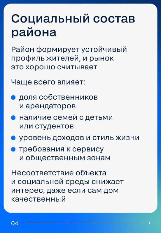 Влияние района на стоимость и ликвидность недвижимости