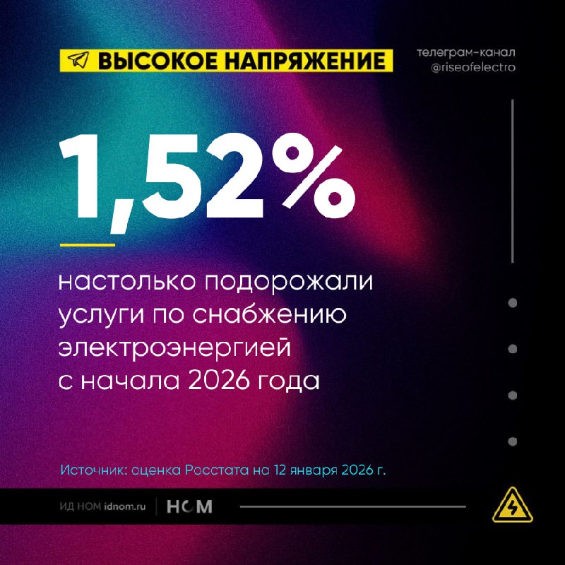 Рост цен на электроэнергию в России связан с повышением НДС