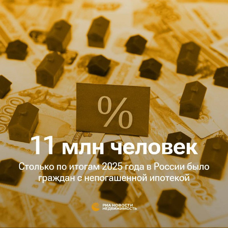 Рост ипотечного долга в России достиг рекордных показателей к 2025 году