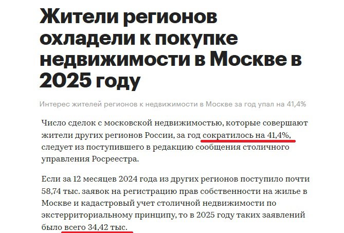 Обратная миграция москвичей: снижение активности на рынке недвижимости за границей столицы