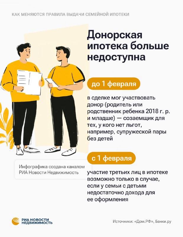 Изменения в правилах получения семейной ипотеки в России с 2026 года