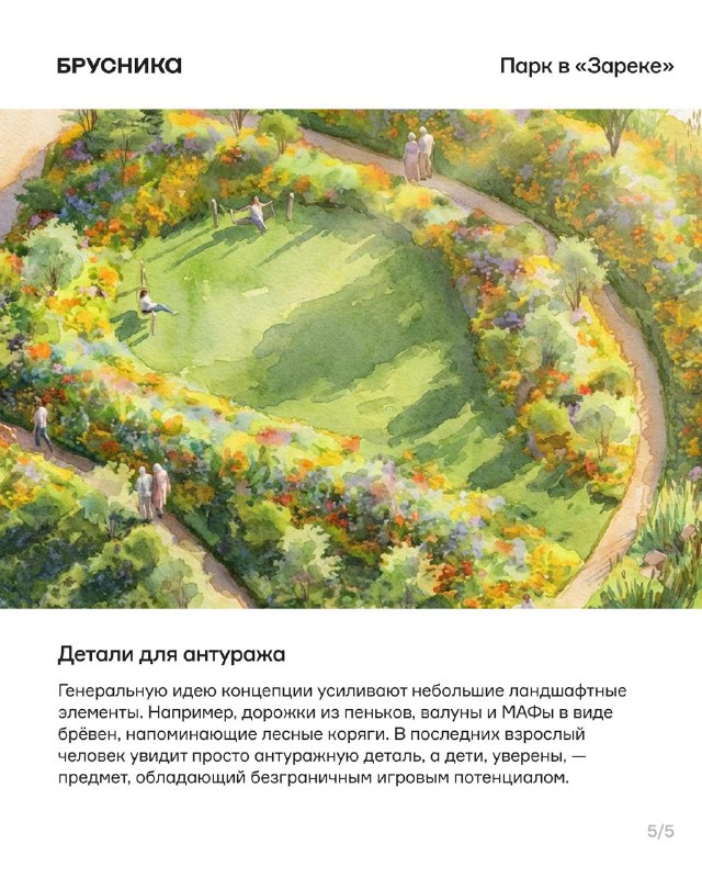 Создание экологического парка в Заречье: концепция и планировка