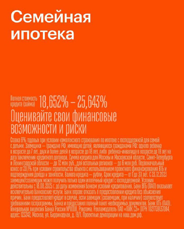 Льготная ипотека под 6% для семей с детьми: условия и преимущества
