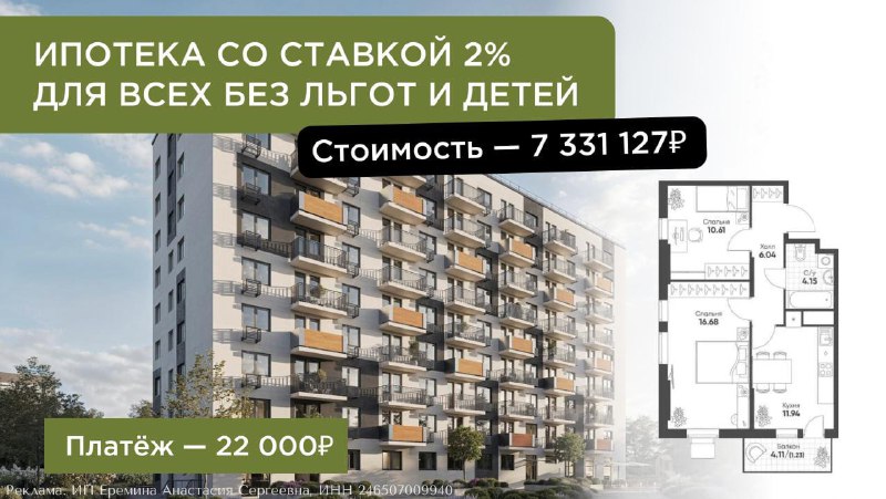 Акционная ипотека под 2%: возможности для приобретения жилья в России и Мариуполе