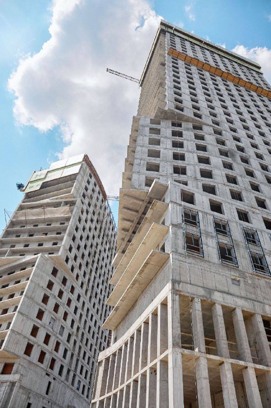 Строительство небоскребов Balance Towers в Самаре приближается к завершению