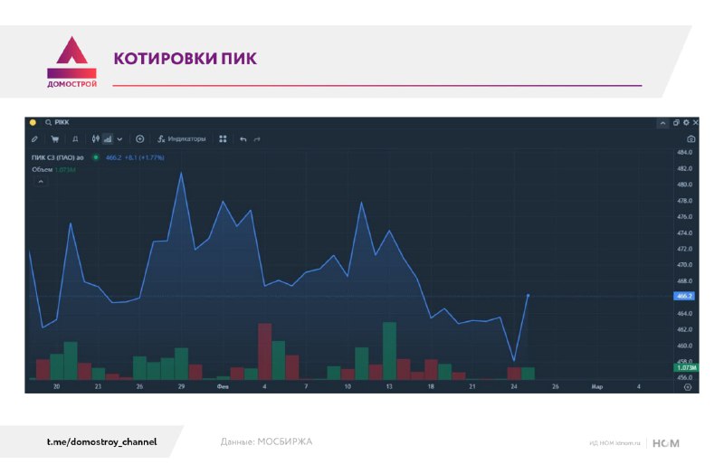 ПИК обсудил новую дивидендную политику и её влияние на рынок