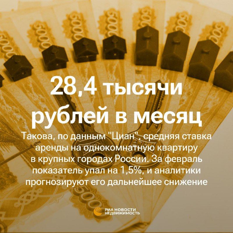 Цены на аренду жилья в российских городах снижаются и стабилизируются