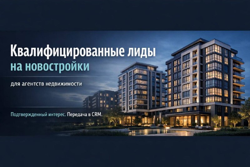 Квалифицированные лиды на новостройки для агентств недвижимости