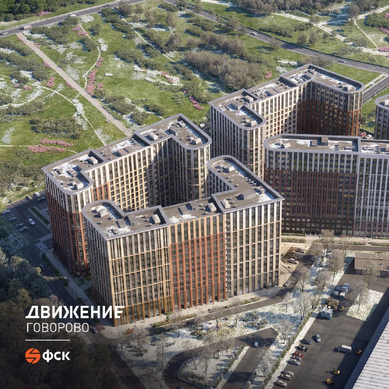 Озеленённые дворы и разрешение на введение комплекса «Движение.Говорово» в эксплуатацию