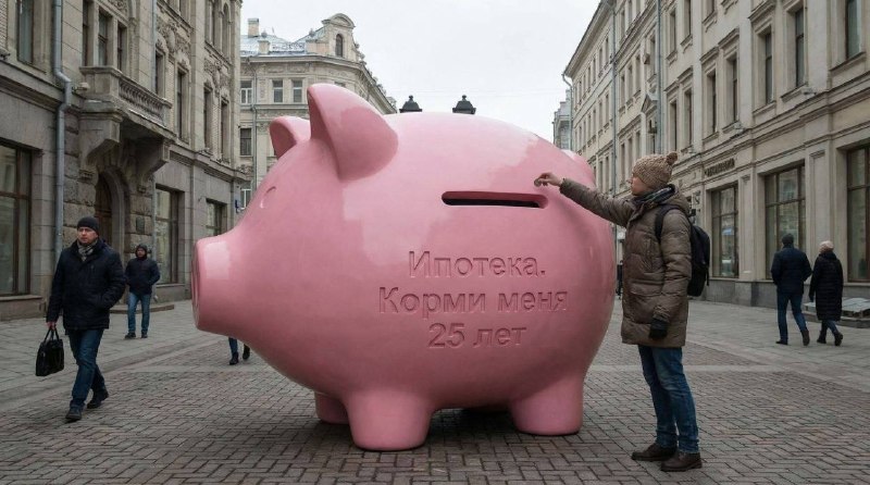 Идея памятника в Москве: свинья-копилка как символ ипотечного бремени