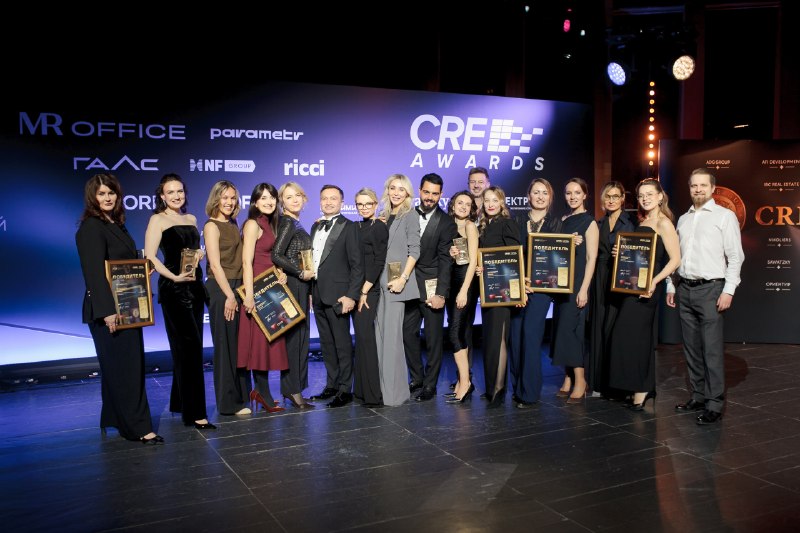 MR получил пять наград CRE AWARDS в сфере коммерческой недвижимости