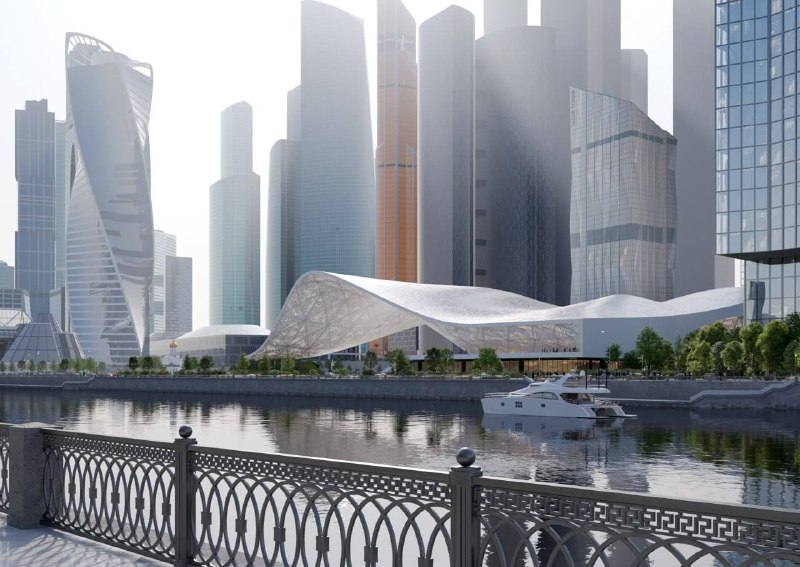 Самонесущая крыша национального центра: 60 тысяч м² над Москвой