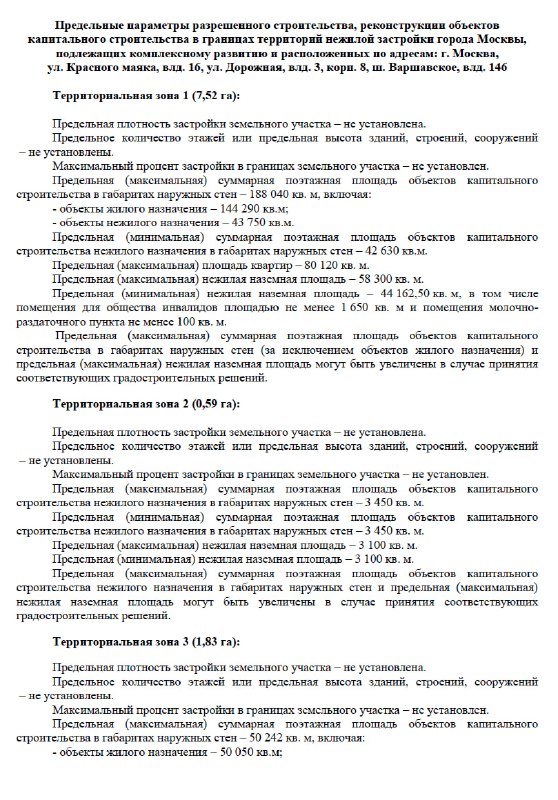 Градостроительный рост Москвы: новые КРТ и крупные жилые проекты