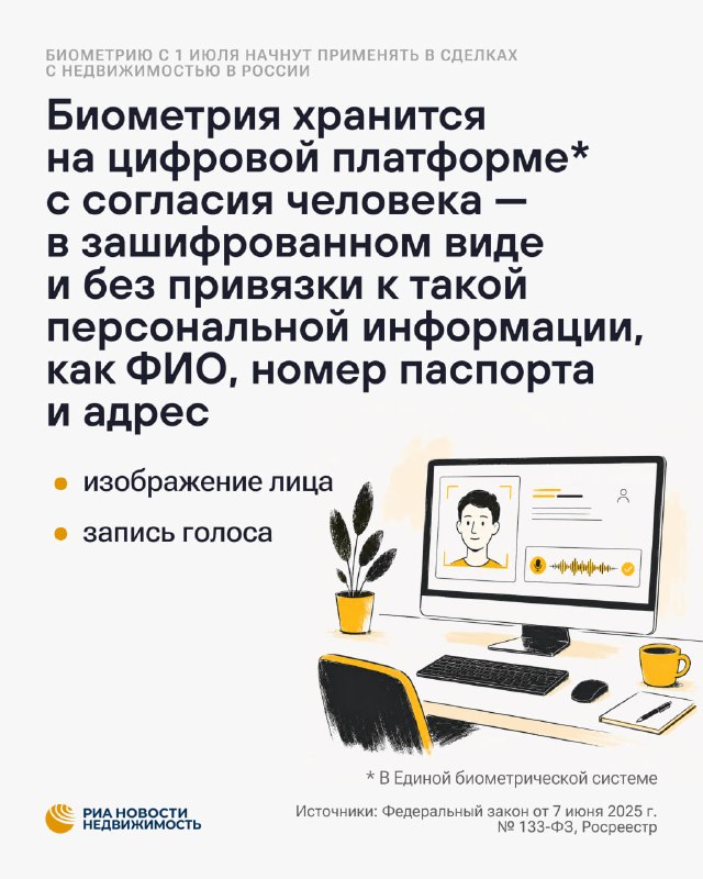 Биометрия для электронных сделок с недвижимостью: как будет работать с 1 июля