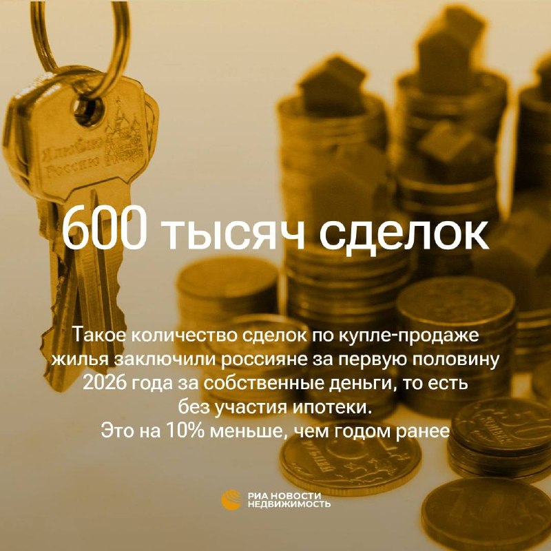 Рынок жилья: неипотека падает, ипотека растет