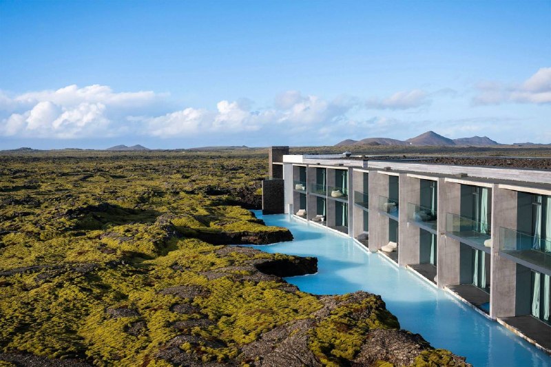Отель The Retreat at Blue Lagoon: архитектура, вырастающая из вулканической породы