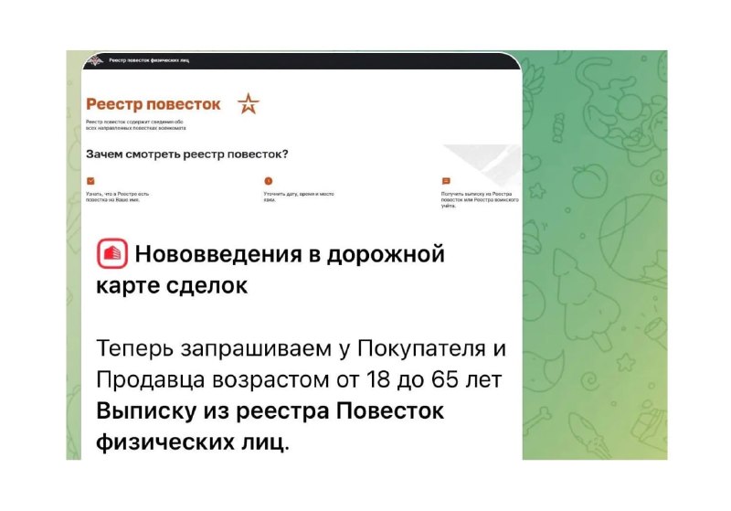 Военкоматы в сделках с недвижимостью: что произошло и какие документы просят агентства