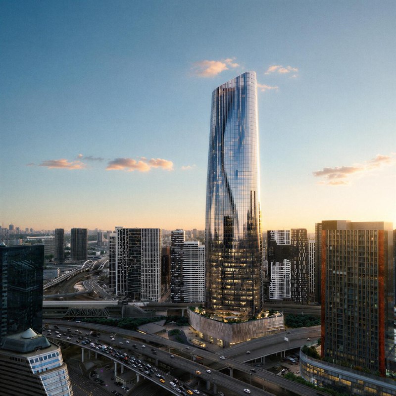 В Top Tower в «Москва-Сити» появится крупнейшая световая инсталляция в России