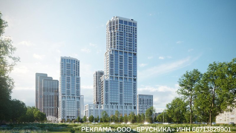 В квартале «Издание» стартовал пресейл первой башни Брусники