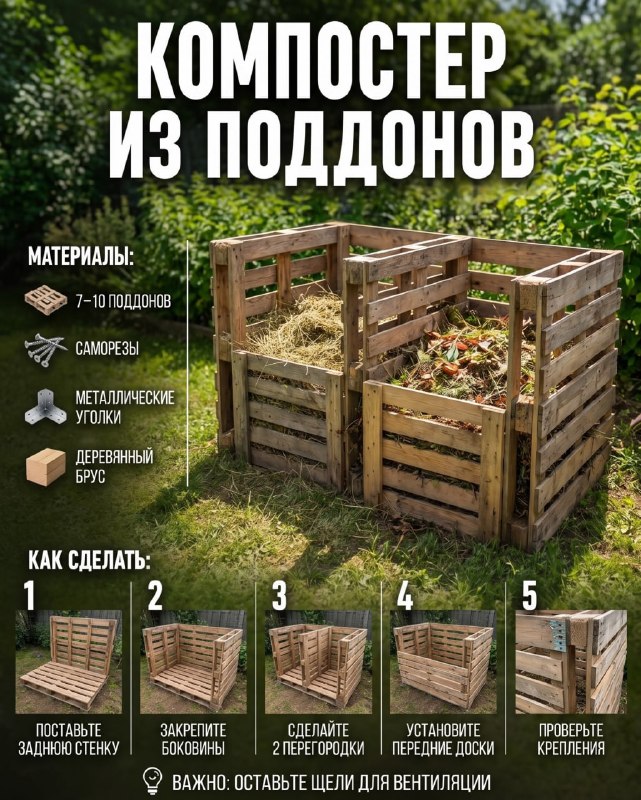 Что можно построить на даче из поддонов: 5 практичных идей