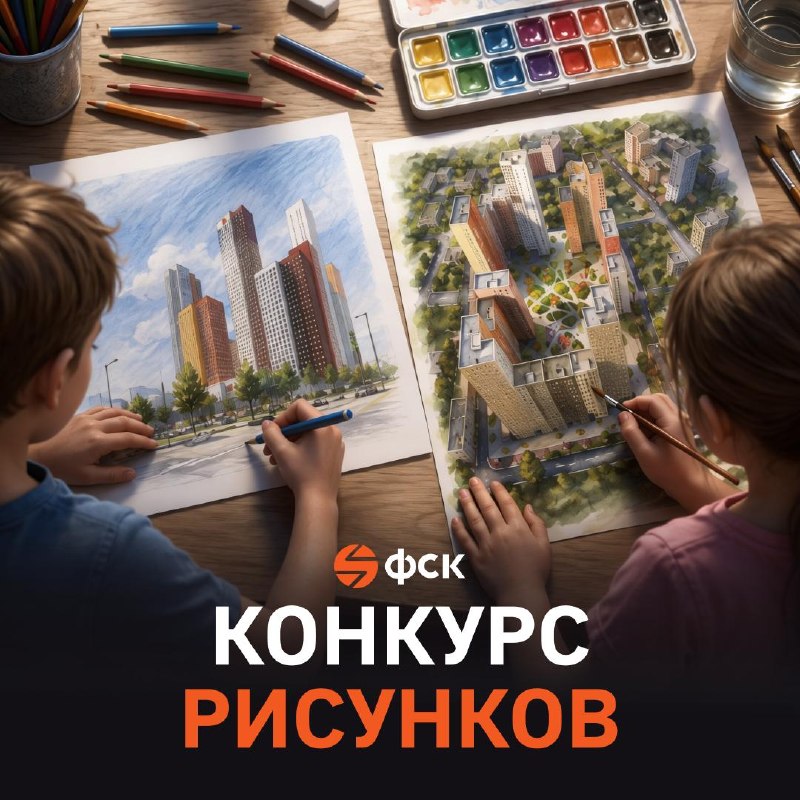 Творческий конкурс «Моя семья в любимом ЖК»: рисунки и истории жителей