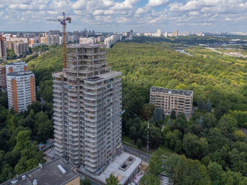 Жилой комплекс Springs в Филях: завершение монолитных работ и ход строительства Жилой комплекс Springs в Филях: завершение монолитных работ и ход строительства