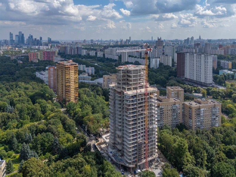 Жилой комплекс Springs в Филях: завершение монолитных работ и ход строительства Жилой комплекс Springs в Филях: завершение монолитных работ и ход строительства