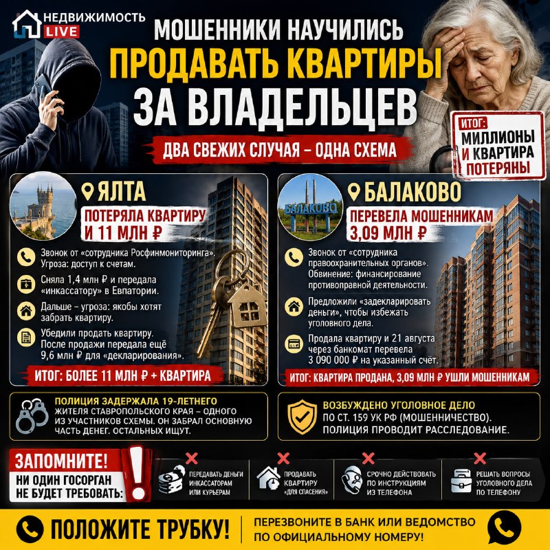Как мошенники выманивают у пенсионеров квартиры и миллионы: два свежих случая